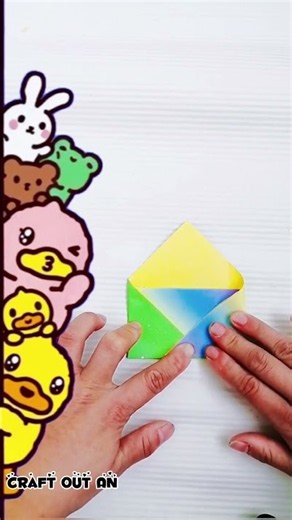 How to Make Cute Origami Envelope with Bow 🎀 | Easy Paper Crafts | Craft Out AN
