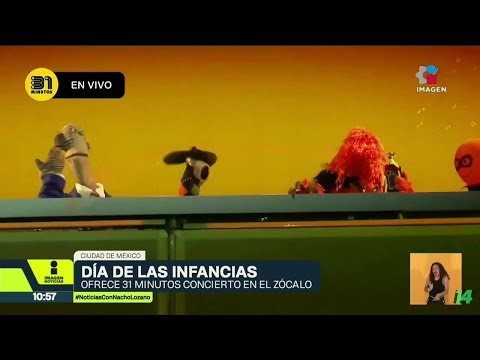 31 Minutos presenta concierto en el Zócalo de la CDMX | Noticias con Nacho Lozano