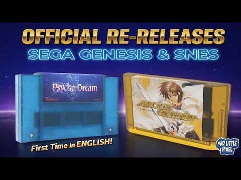 NEW Sega Genesis & SNES Carts In 2026! Arcus Odyssey & Psycho Dream