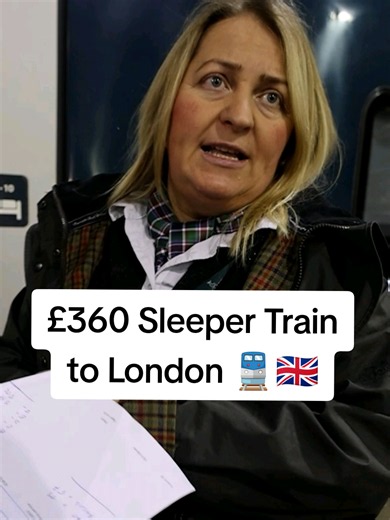 £360 Sleeper Train to London 🚆🇬🇧 #sleeper #train #edinburgh #london #travel