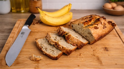 How to make soft and crispy banana bread