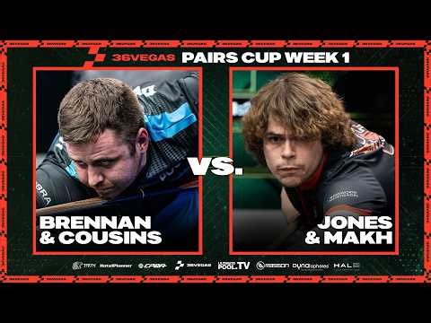 WINNER GOES TOP | Brennan & Cousins v Jones & Makh | 36Vegas Pairs Cup - G1 - Match 5
