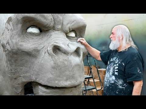 We made a GIANT KONG Animatronic! (Full Video 4k)