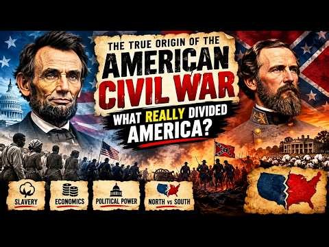 The True Origin of the American Civil War What Really Divided America | American Civil War history