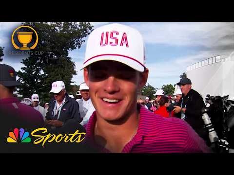 Jackson Koivun reflects on undefeated Presidents Cup debut | Golf on NBC Sports
