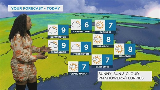 Cool start to the day Wednesday: Your Morning Atlantic weather