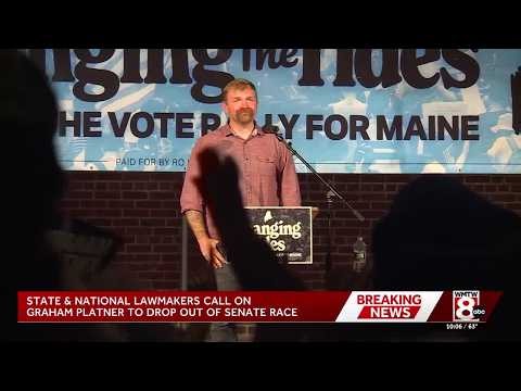 Platner facing calls to suspend campaign, drop out of race