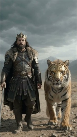 Two Kings, One Sword | The Battle That Ends the War ⚔️ | #ai #aivideo #viral #khan #warriors #tiger
