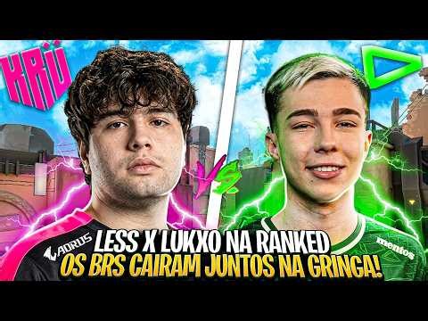 LESS E LUKXO se ENFRENTARAM NA RANKED e a PARTIDA PEGOU FOGO com DGZIN e SILENTZZ JUNTOS!