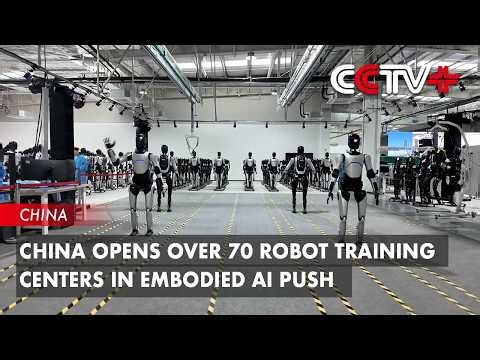 China Opens over 70 Robot Training Centers in Embodied AI Push