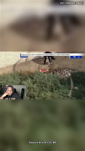 Officer Tackles Suspect After Highway Pursuit #Shorts