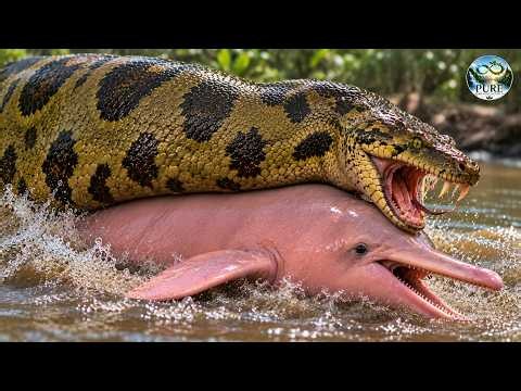 The Survival Hunts of PINK RIVER DOLPHIN | Wildlife Documentary
