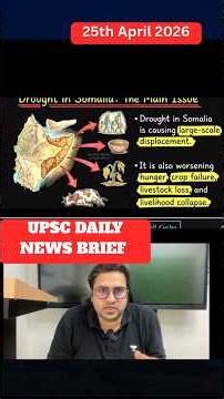 UPSC Daily News Brief | 25th April 2026 | Saurabh Pandey #Dailycurrentaffairs
