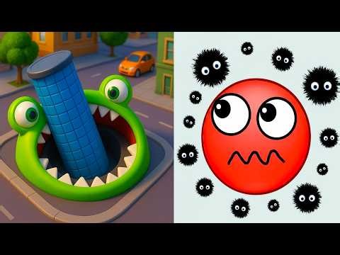 Hole.io VS Hide Ball || Epic MixPlay 🔥 Max Levels Unlocked | Full Gameplay Walkthrough #495