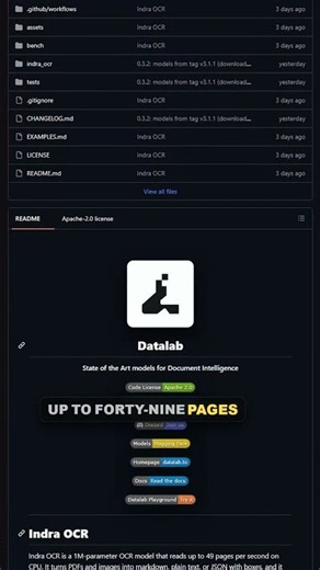 The blazing fast CPU OCR engine built for speed ⚡