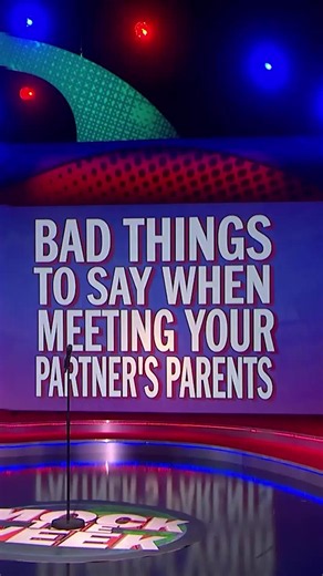 Just trying to make a good impression on the in-laws... #MockTheWeek #ComedyReels #BritishComedy #RelationshipHumour #FunnyClips