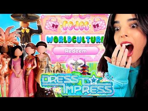 🚨NEW CODES? Dress To Impress CULTURE UPDATE!