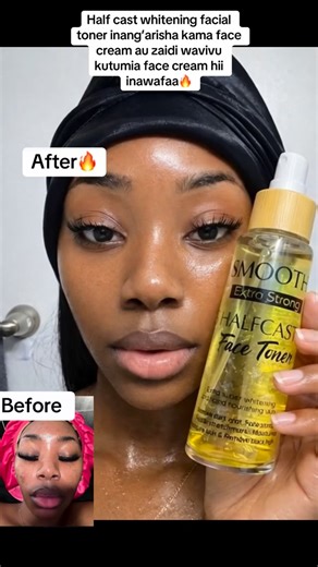 HALF CAST WHITENING FACIAL TONER 🔥 toner nzuri sanaa inamg’arisha kama face cream🔥 #usa #foryou #australia #london #viral | Smooth products