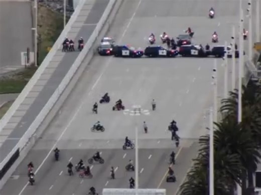 Major operation: Motorcycle gang surrounded by police