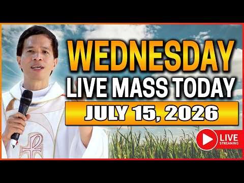 WEDNESDAY FILIPINO LIVE MASS TODAY II JULY 15, 2026 II FR. FIDEL ROURA