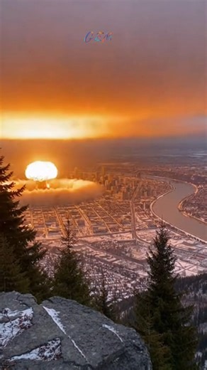 A horrific nuclear explosion erupted in a blinding flash of light, and within seconds, a massive shockwave spread out, leveling structures and sweeping across the landscape with unstoppable force ☢️🔥😱 #viralreel #navy #nuclearblast #shockwave #destructivepower #militaryhistory #globalimpact | The Military Power Hub