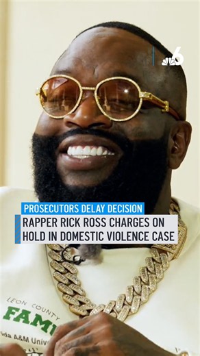 Rapper Rick Ross charges on hold in domestic violence case