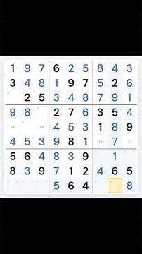 Satisfying Sudoku Puzzle Solve 🧩 #Sudoku #SudokuPuzzle #SudokuTechniques #Satisfying