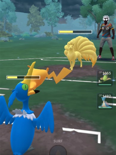 Cramorant in Pokémon GO: Gulping Form vs. Gorging Form