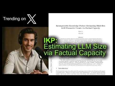 IKP: Estimating LLM Size via Factual Capacity