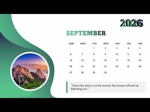 Calendar 2026 PowerPoint Presentation