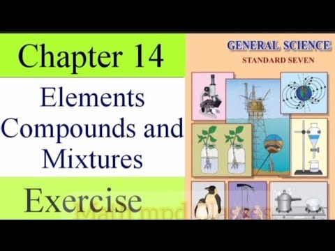 14. Elements compounds and mixture question answer | class 7 science Exercise