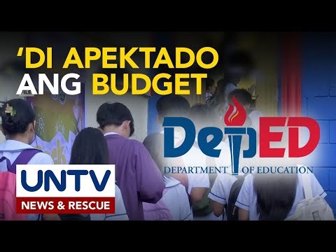 Education programs, hindi maaapektuhan ng reenacted budget – DEPED
