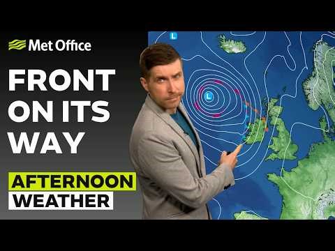 10/04/2026 - Increasingly cloudy in the west - Afternoon Weather Forecast UK – Met Office Weather