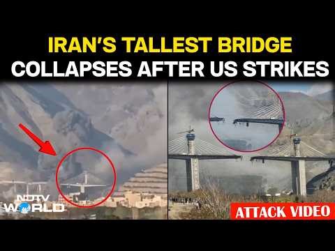 Iran US Strike | Iran's Tallest Bridge, B1 Collapses After US Strikes, Trump Says More To Follow