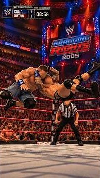 John Cena vs Randy Orton: 4 Seconds Changed Everything #JohnCena #RandyOrton #WWE #WrestlingHistory