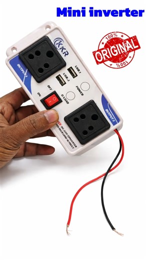 Mini inverter load testing 💪 #inverter #shorts #experiment