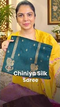 Chiniya Silk Saree | templedesigner.com