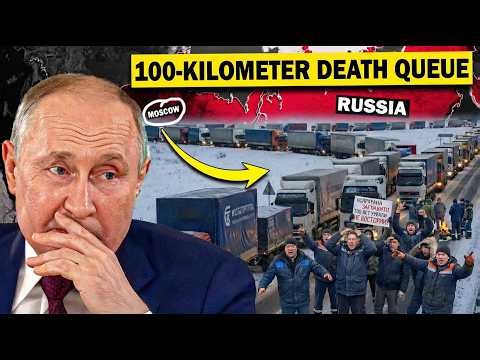 Total Winter CHAOS in Russia–10,000 Trucks Stuck as Transportation Crisis Hits Major Cities