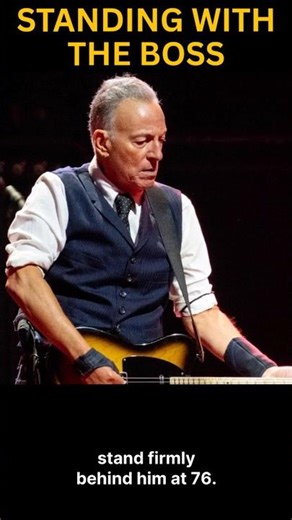 Bruce Springsteen Gets Strong Support at 76 🎸 Music World Stands With The Boss
