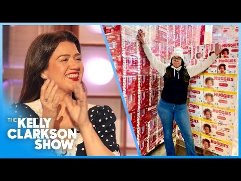 Kelly Clarkson Surprises Free Diaper Nonprofit Recycling Baby Essentials