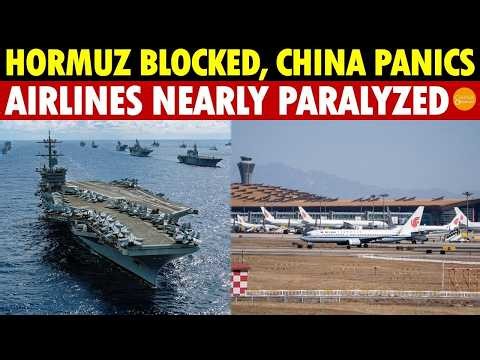 Billions Lost! Closing the Strait of Hormuz Sends China into Panic, Airline Industry Near Collapse