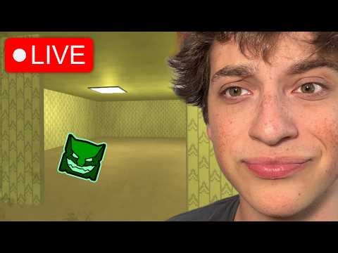 🔴PLAYING BACKROOMS LEVELS IN GEOMETRY DASH🔴