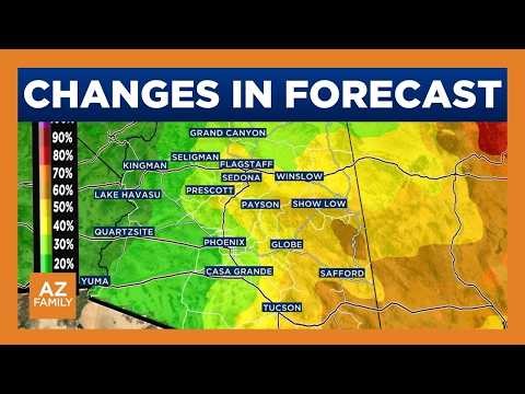 Rain chances ahead for Arizona before weekend warmup