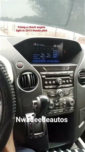 fixing a check engine light on 2015 Honda pilot