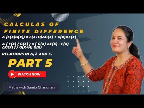 Numerical Methods/The Calculus of finite differences / Relation In Forward Backward, Shift Operator