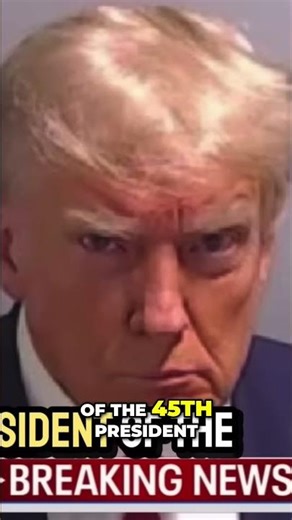 Trump's Historic Mugshot: Surrender at Fulton County Jail #shorts