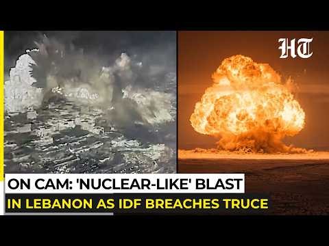 Hezbollah Erupts As ‘Nuclear-Like’ Blast Rocks South Lebanon After IDF Strike On Underground Complex