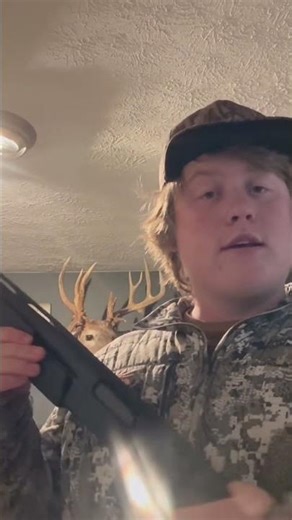 CRAZY damage from slug #buckfever #deerhunting #deer #hunting