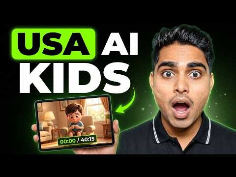 How To Make USA Kids Cartoon Video FREE Using AI 🤯 | Step-by-Step Tutorial 2026 | Ai video banaye