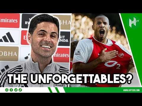 The UNFORGETTABLES? Arteta responds to Thierry Henry | West Ham v Arsenal